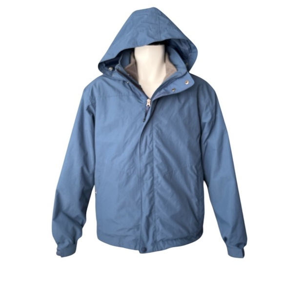 L.L. Bean Men’s 3 Season Warm Up Jacket with Removable Fleece Lining, Size M - Picture 3 of 10